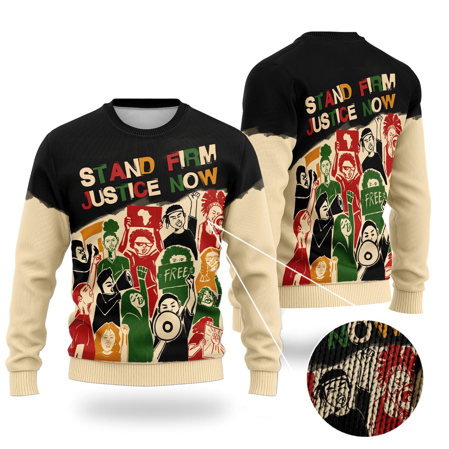 Stand Firm Justice Now Sweatshirt Sweatshirt Tianci 