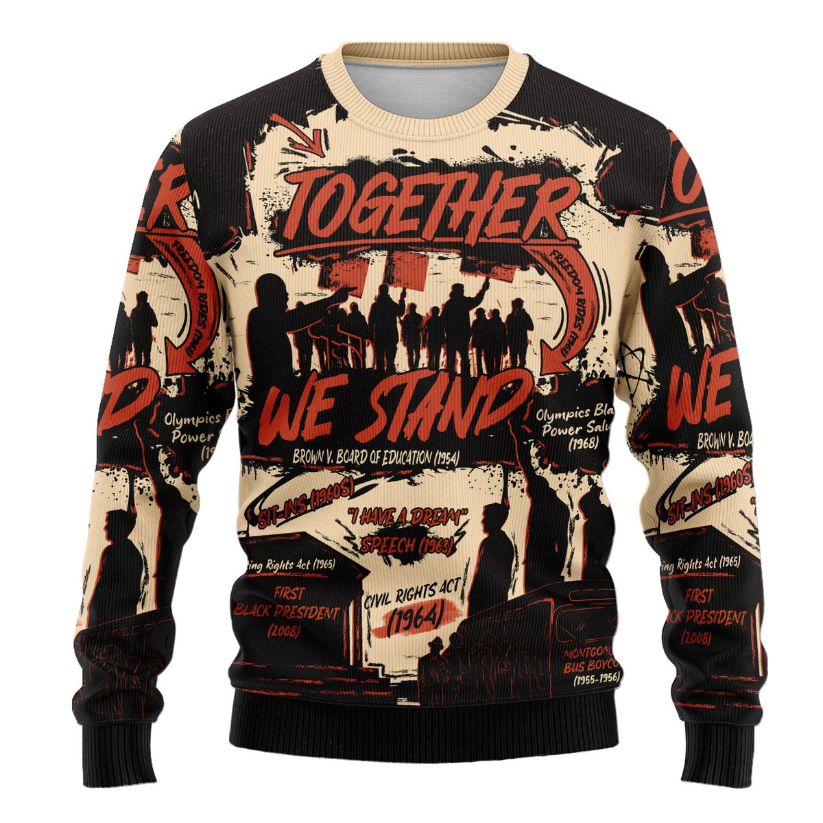 Together We Stand Sweatshirt Sweatshirt Tianci 