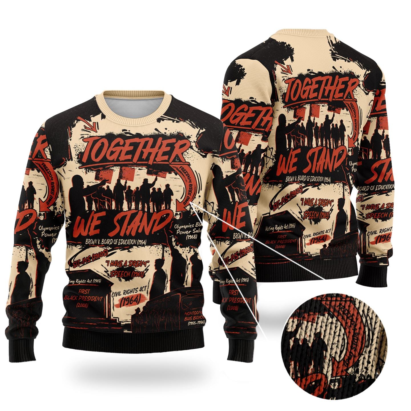 Together We Stand Sweatshirt Sweatshirt Tianci 