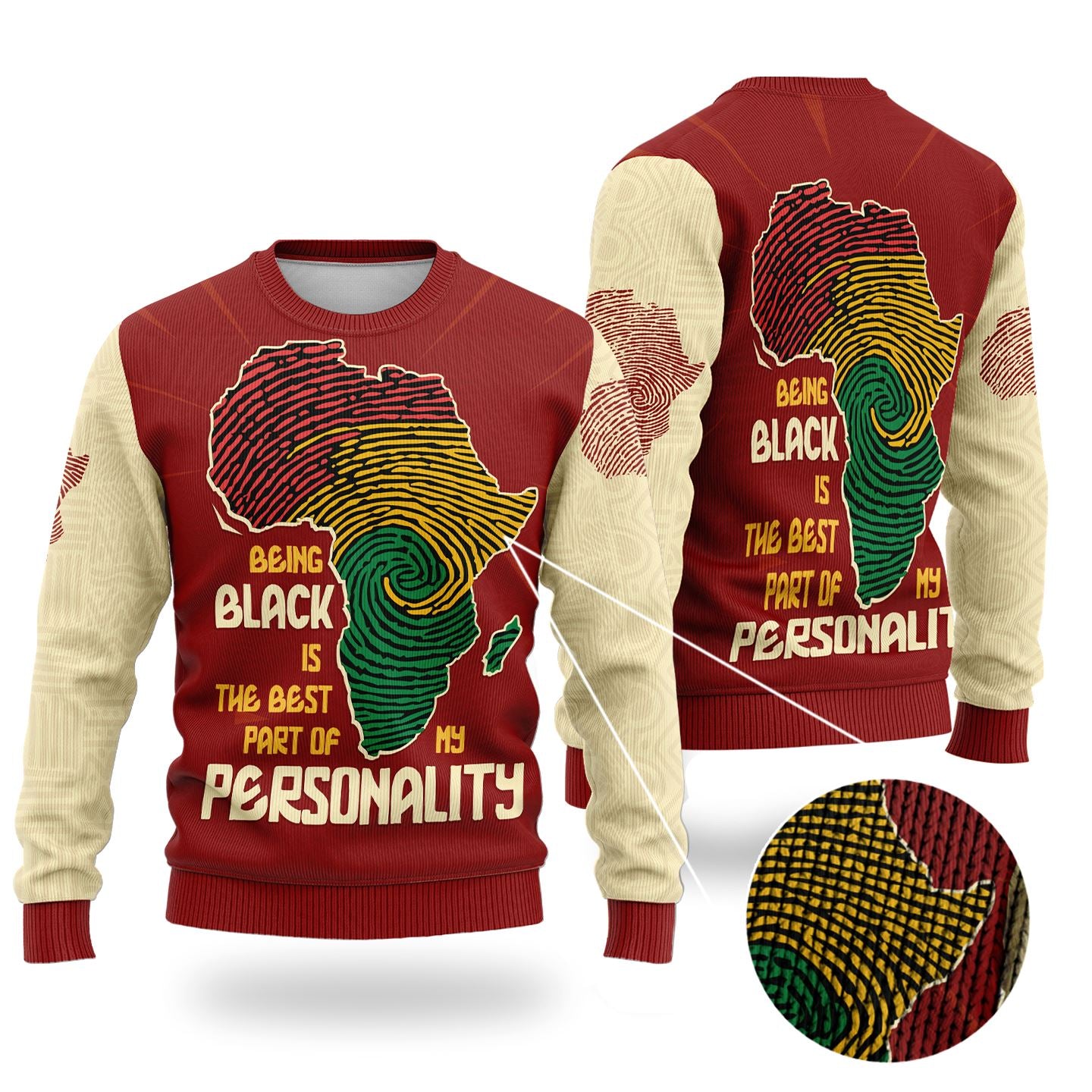 Being Black Is The Best Part Of My Personality Sweatshirt Sweatshirt Tianci 