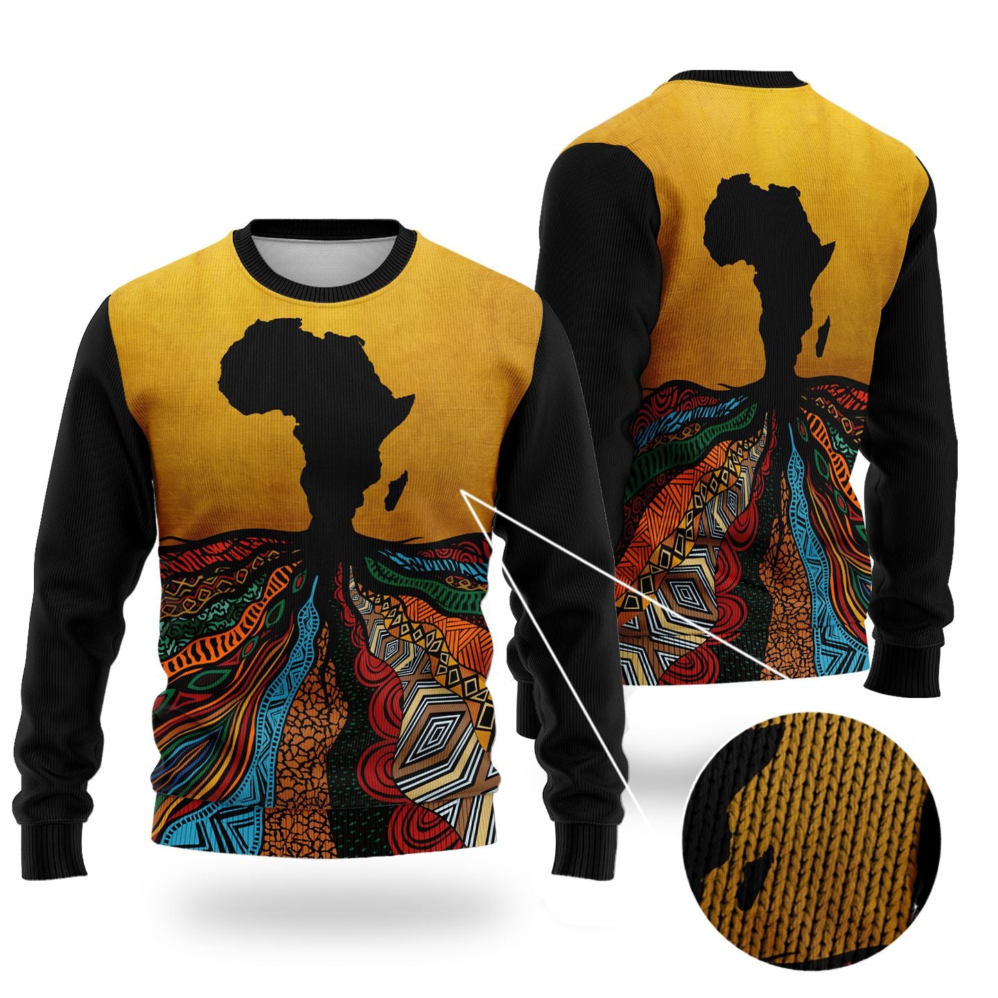Patterns of Our Roots Sweatshirt Sweatshirt Tianci 