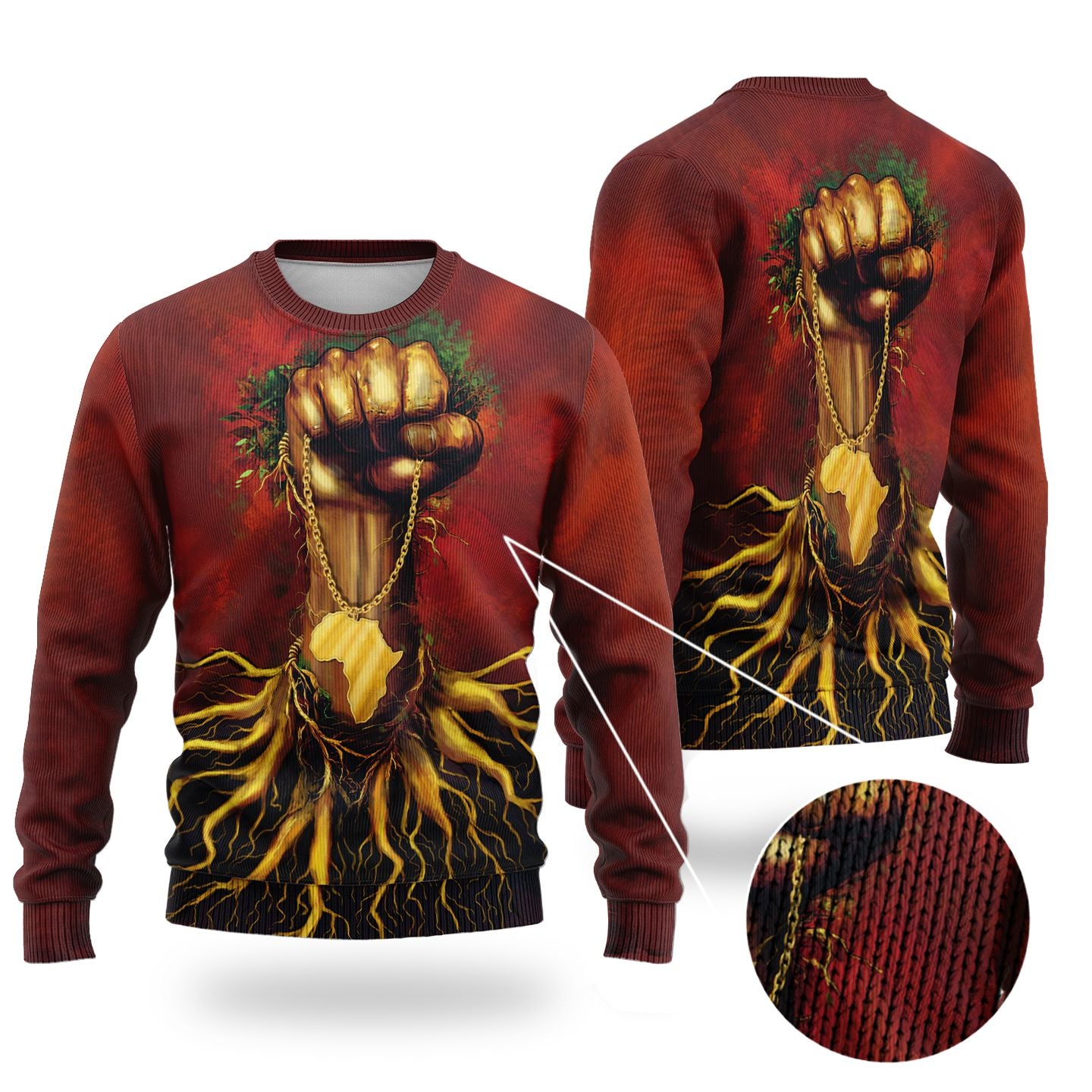 Roots Of The Fist Sweatshirt Sweatshirt Tianci 