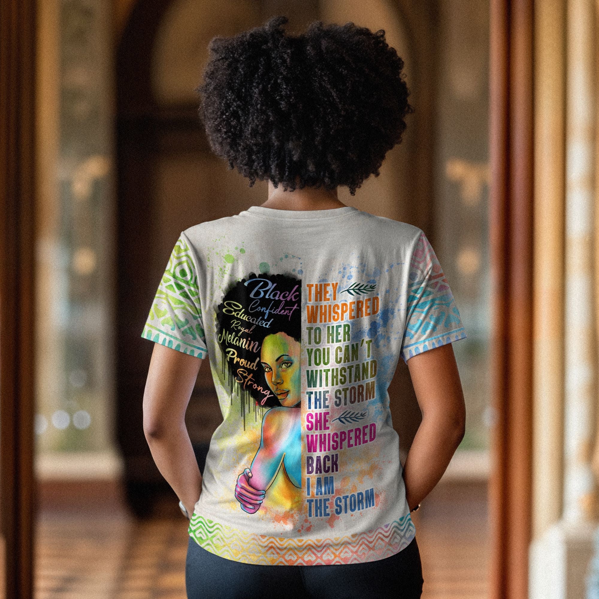 Black Girl I Am The Storm T-shirt | African American Clothing