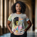 Black Girl I Am The Storm T-shirt AOP Tee Tianci 