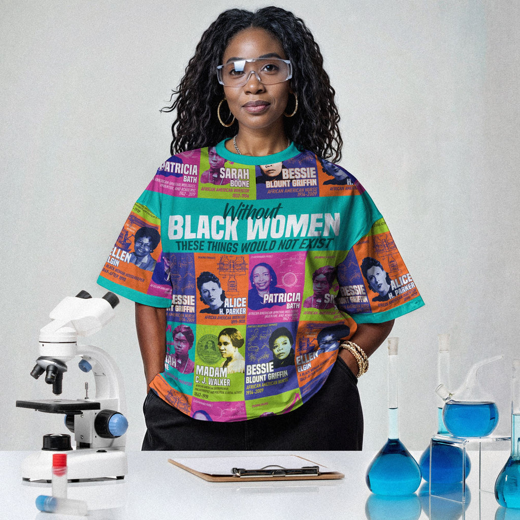 African Women Inventors T-shirt AOP Tee Tianci 