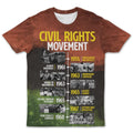 Civil Rights Movement T-shirt And Shorts Set Tee Shorts Set Tianci 