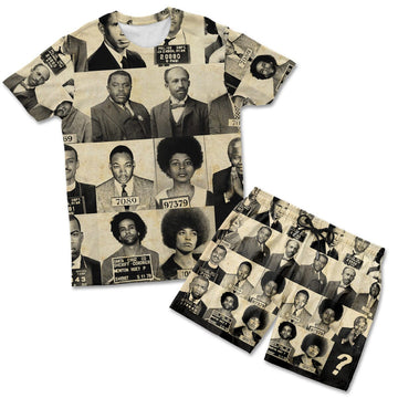 Civil Rights Leaders T-shirt And Shorts Set Tee Shorts Set Tianci 