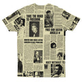 Black Power Newspaper T-shirt And Shorts Set Tee Shorts Set Tianci 