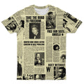 Black Power Newspaper T-shirt And Shorts Set Tee Shorts Set Tianci 