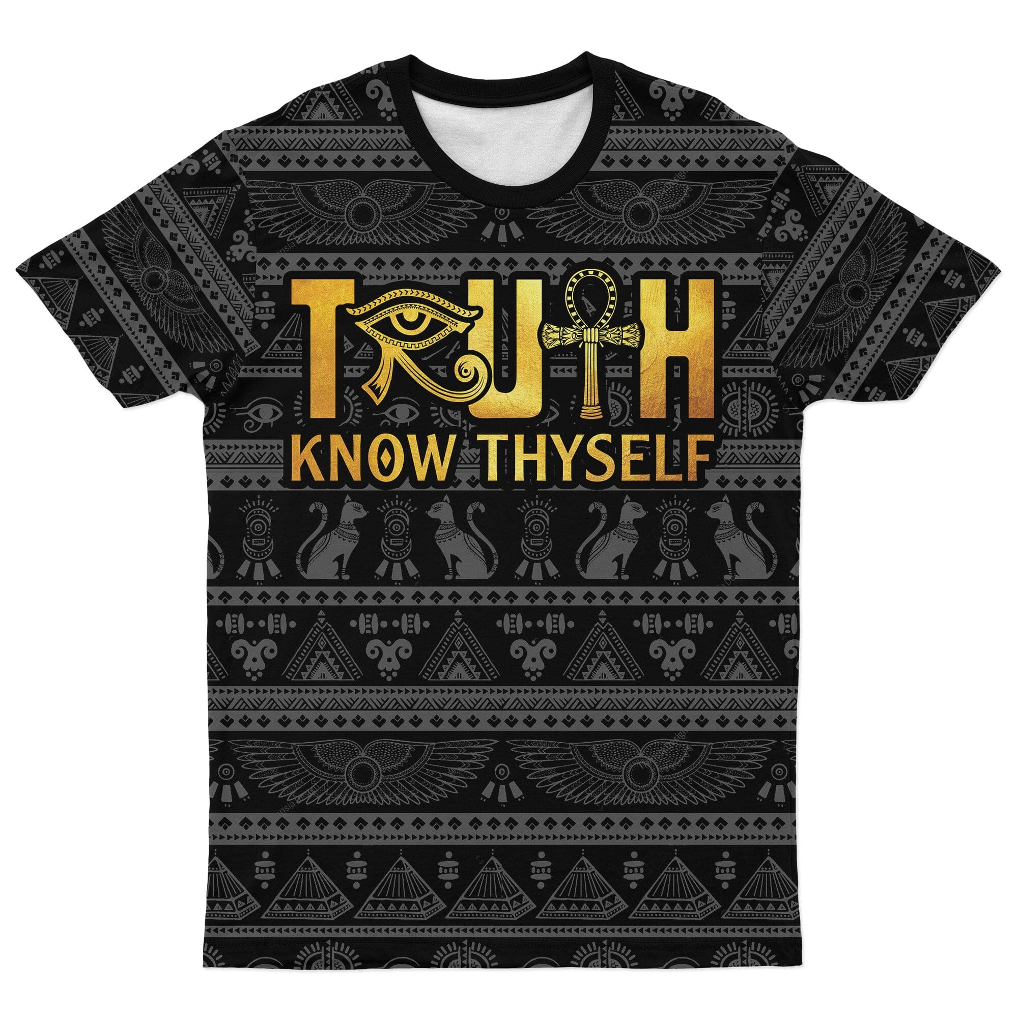 Truth Know Thyself All-over T-shirt 2 AOP Tee Tianci 