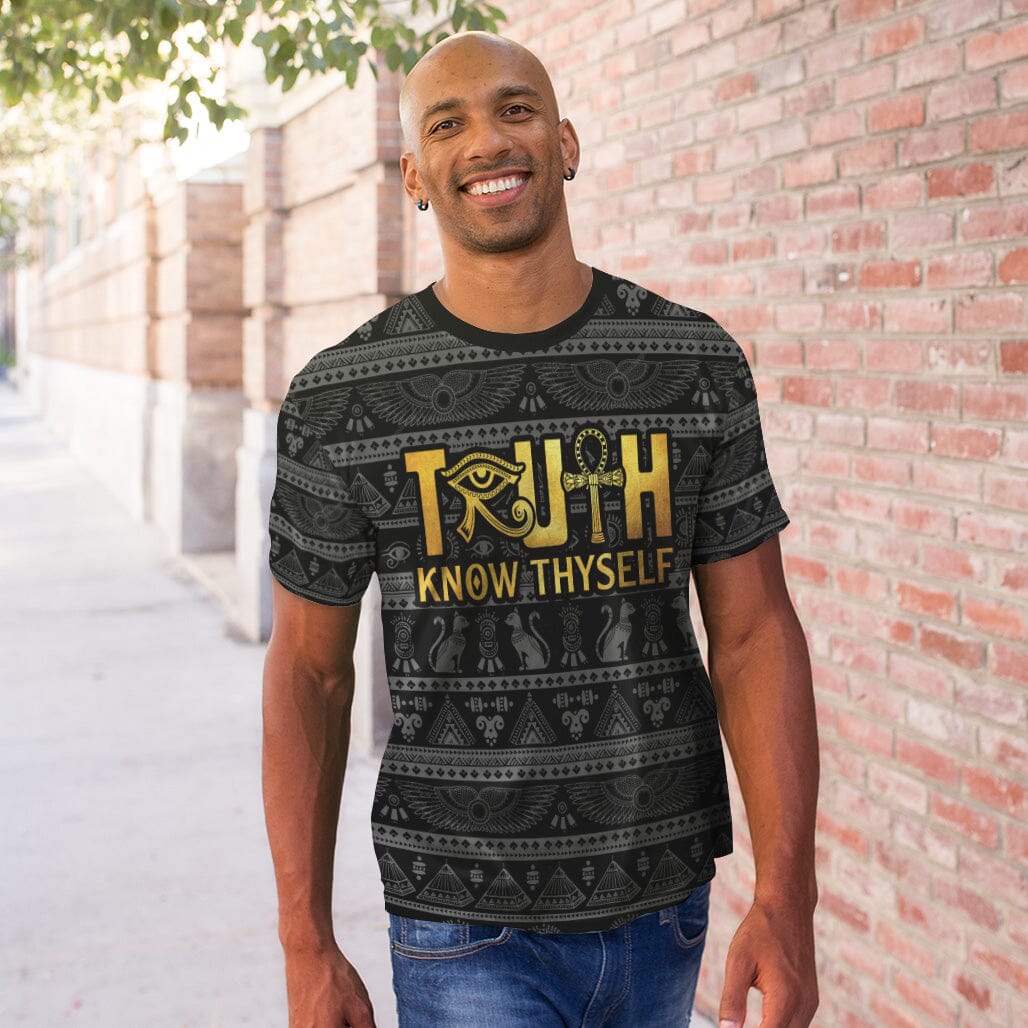 Truth Know Thyself All-over T-shirt 2 AOP Tee Tianci 