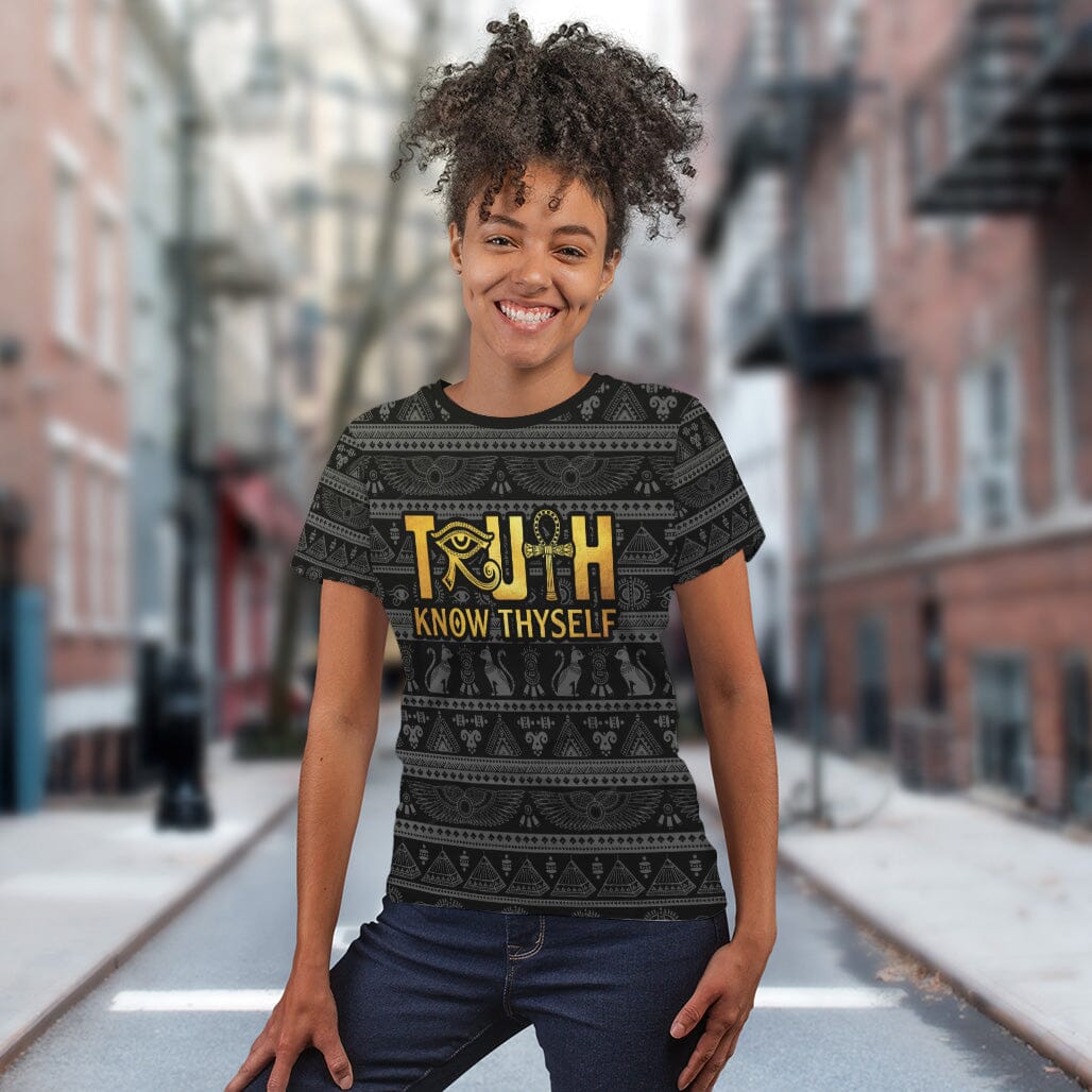 Truth Know Thyself All-over T-shirt 2 AOP Tee Tianci 