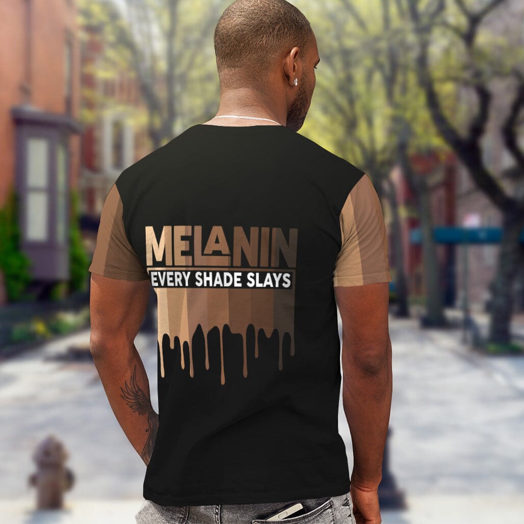 Every Shade Slays Melanin T-Shirt AOP Tee Tianci 