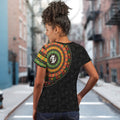 Adinkra Symbols Print Sleeve T-shirt AOP Tee Tianci 