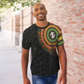 Adinkra Symbols Print Sleeve T-shirt AOP Tee Tianci 