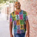 Multi Color Adinkra Symbols T-shirt AOP Tee Tianci 