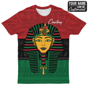 Pharaoh In Pan-African Colors T-shirt AOP Tee Tianci 