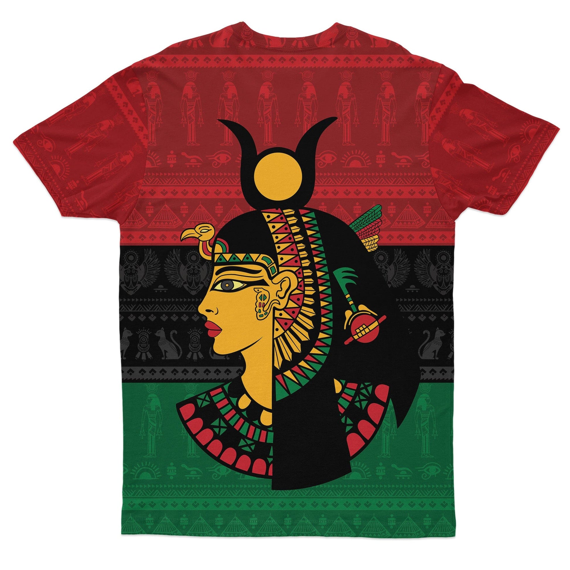 Queen In Pan-African Colors T-shirt AOP Tee Tianci 