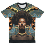 Powerful Woman in Patterns T-shirt AOP Tee Tianci 