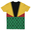 Pan-Africa Color Panel T-shirt AOP Tee Tianci 