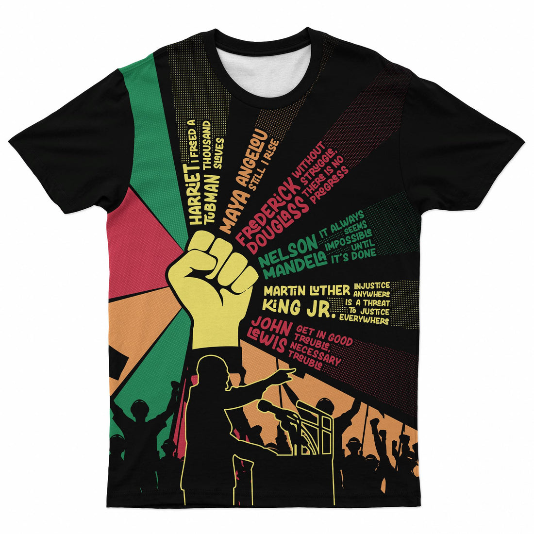 Civil Rights Awakening T-shirt AOP Tee Tianci 