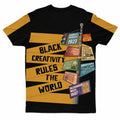 Black Creativity Rules The World T-shirt AOP Tee Tianci 