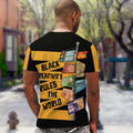 Black Creativity Rules The World T-shirt AOP Tee Tianci 