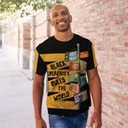 Black Creativity Rules The World T-shirt AOP Tee Tianci 