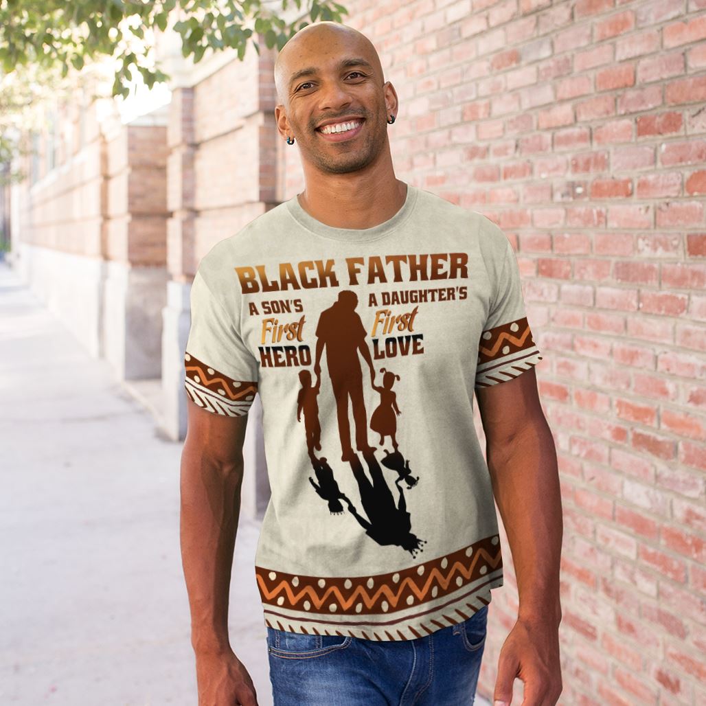 Black Father T-shirt AOP Tee Tianci 