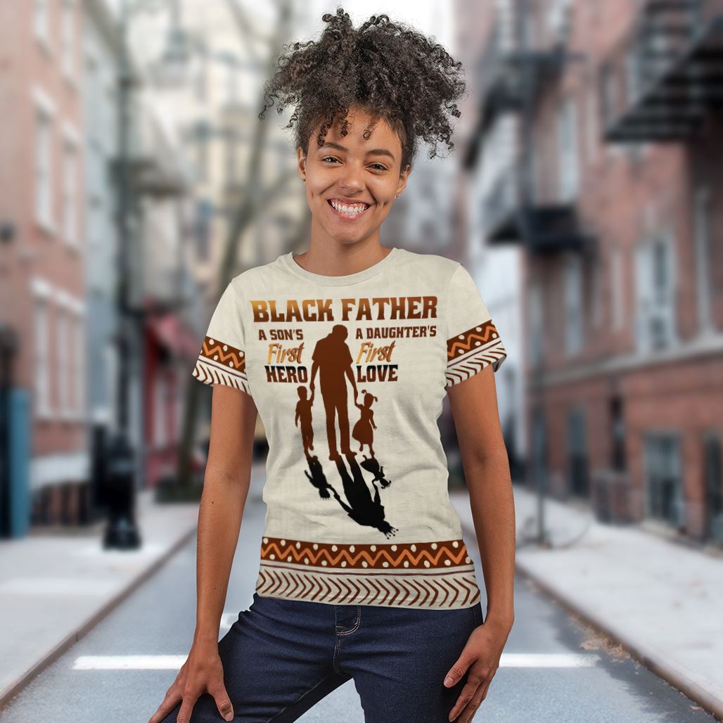 Black Father T-shirt AOP Tee Tianci 