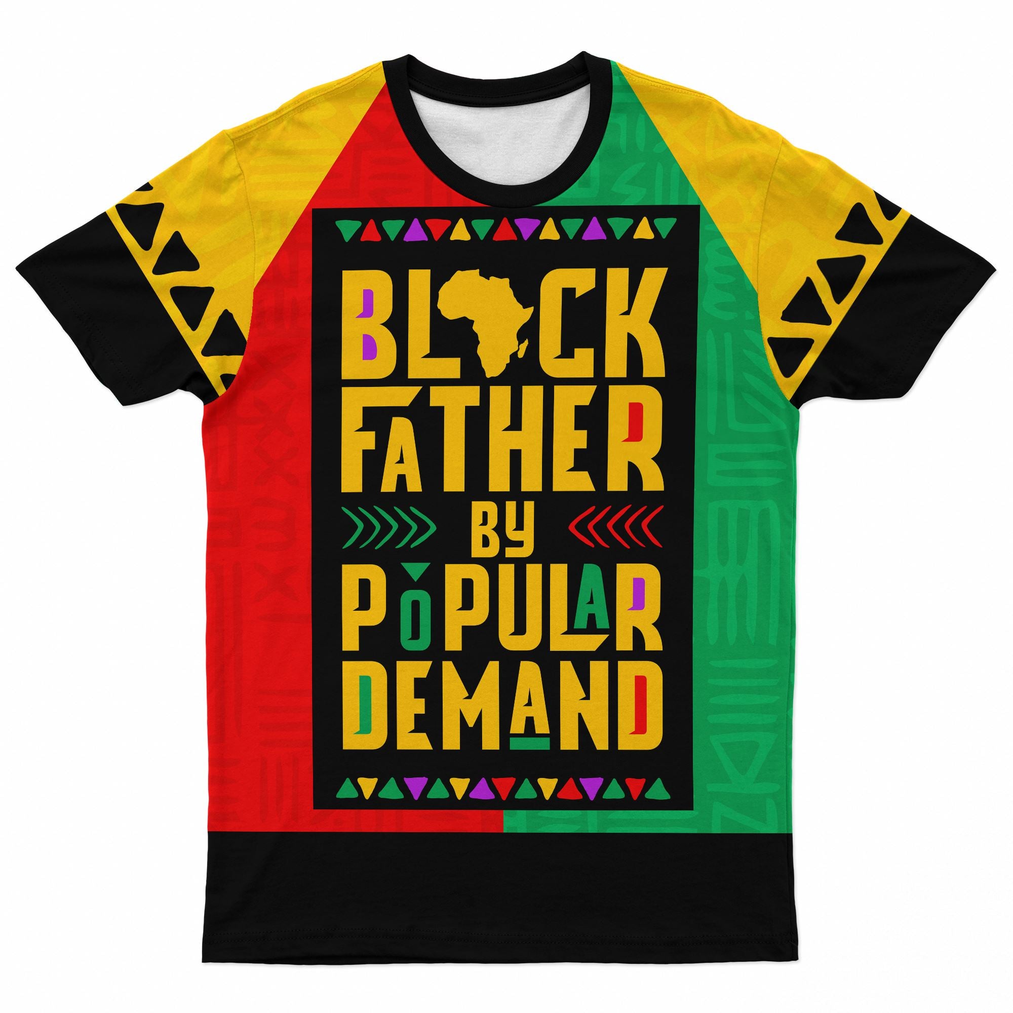 Black Father By Popular Demand T-shirt AOP Tee Tianci 