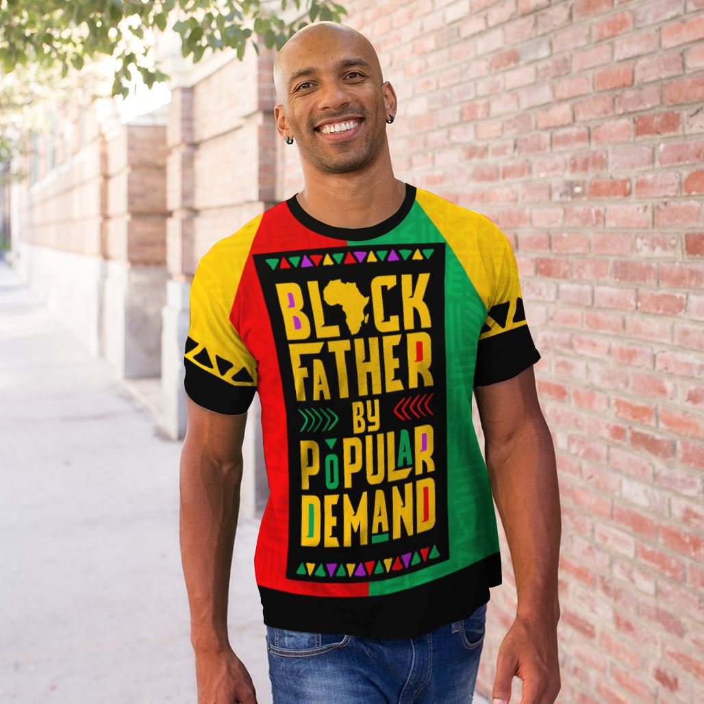 Black Father By Popular Demand T-shirt AOP Tee Tianci 