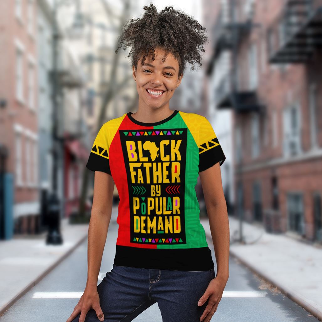 Black Father By Popular Demand T-shirt AOP Tee Tianci 