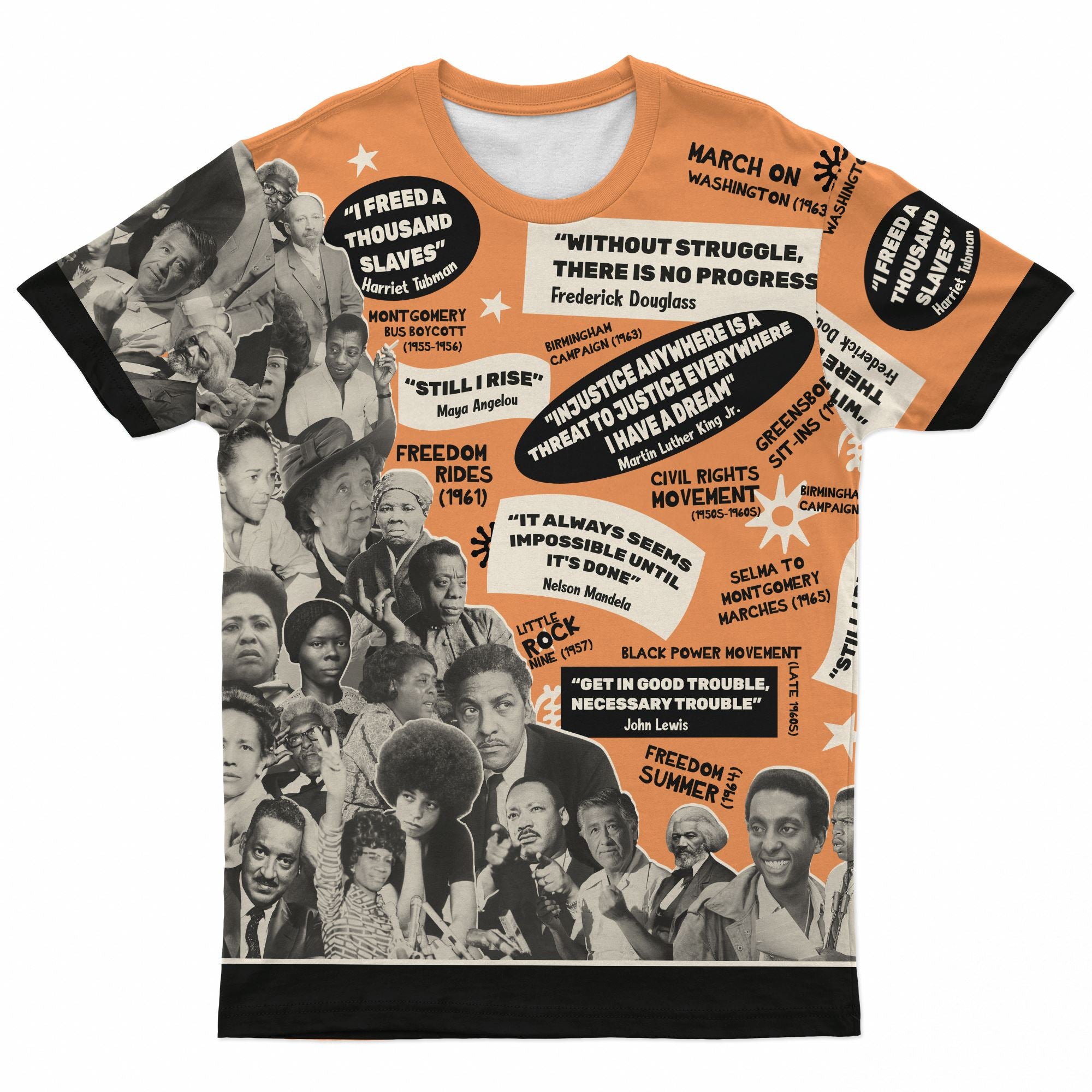 Freedom Threads Civil Rights Edition T-shirt AOP Tee Tianci 