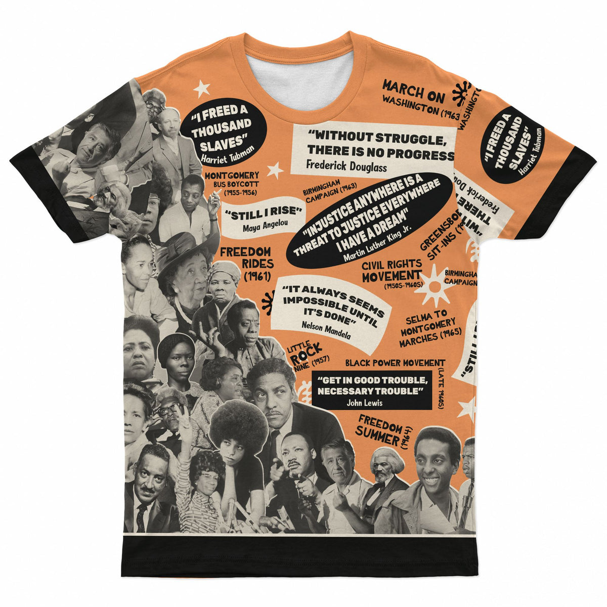 Freedom Threads Civil Rights Edition T-shirt AOP Tee Tianci 