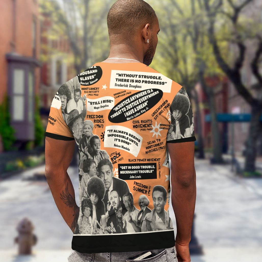 Freedom Threads Civil Rights Edition T-shirt AOP Tee Tianci 
