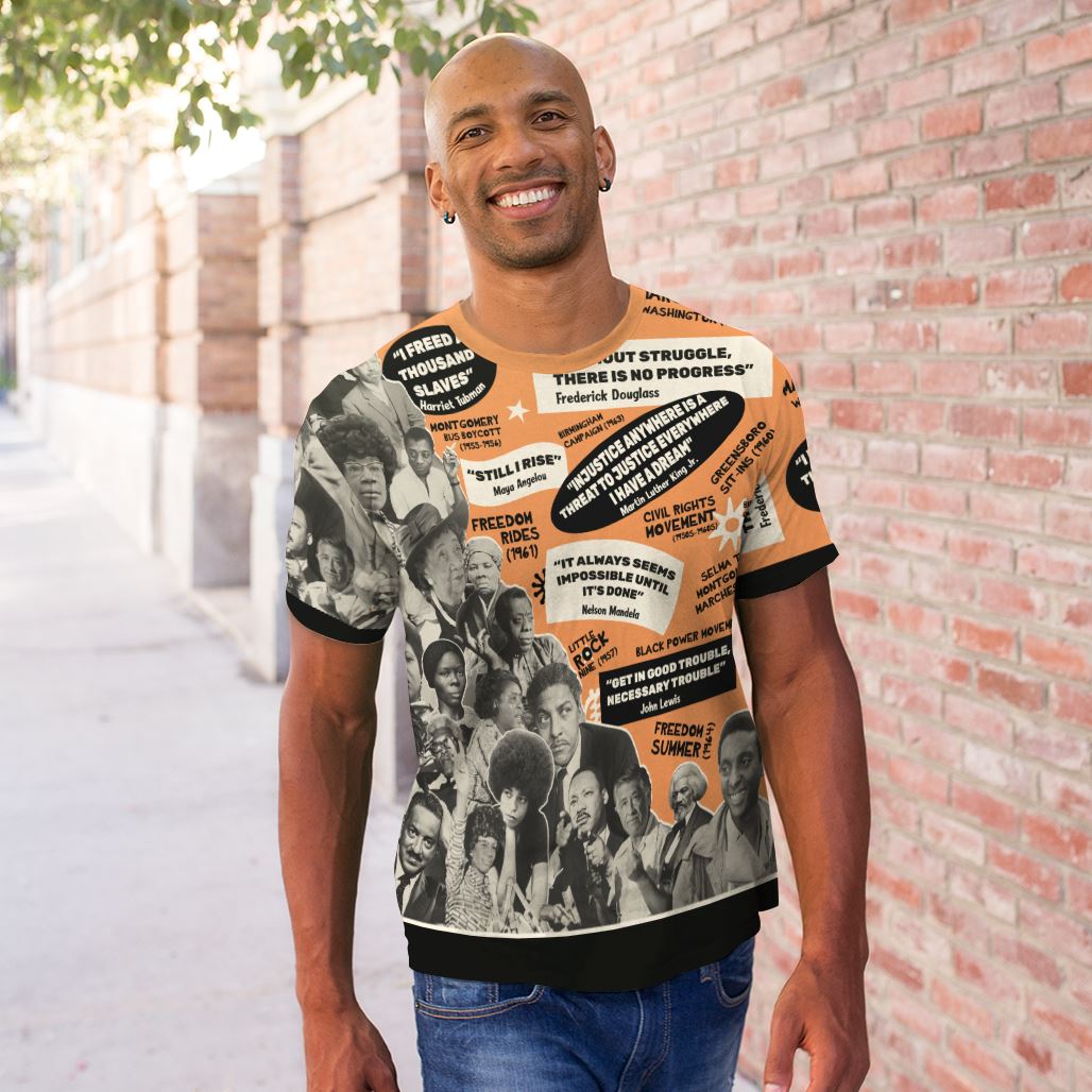 Freedom Threads Civil Rights Edition T-shirt AOP Tee Tianci 