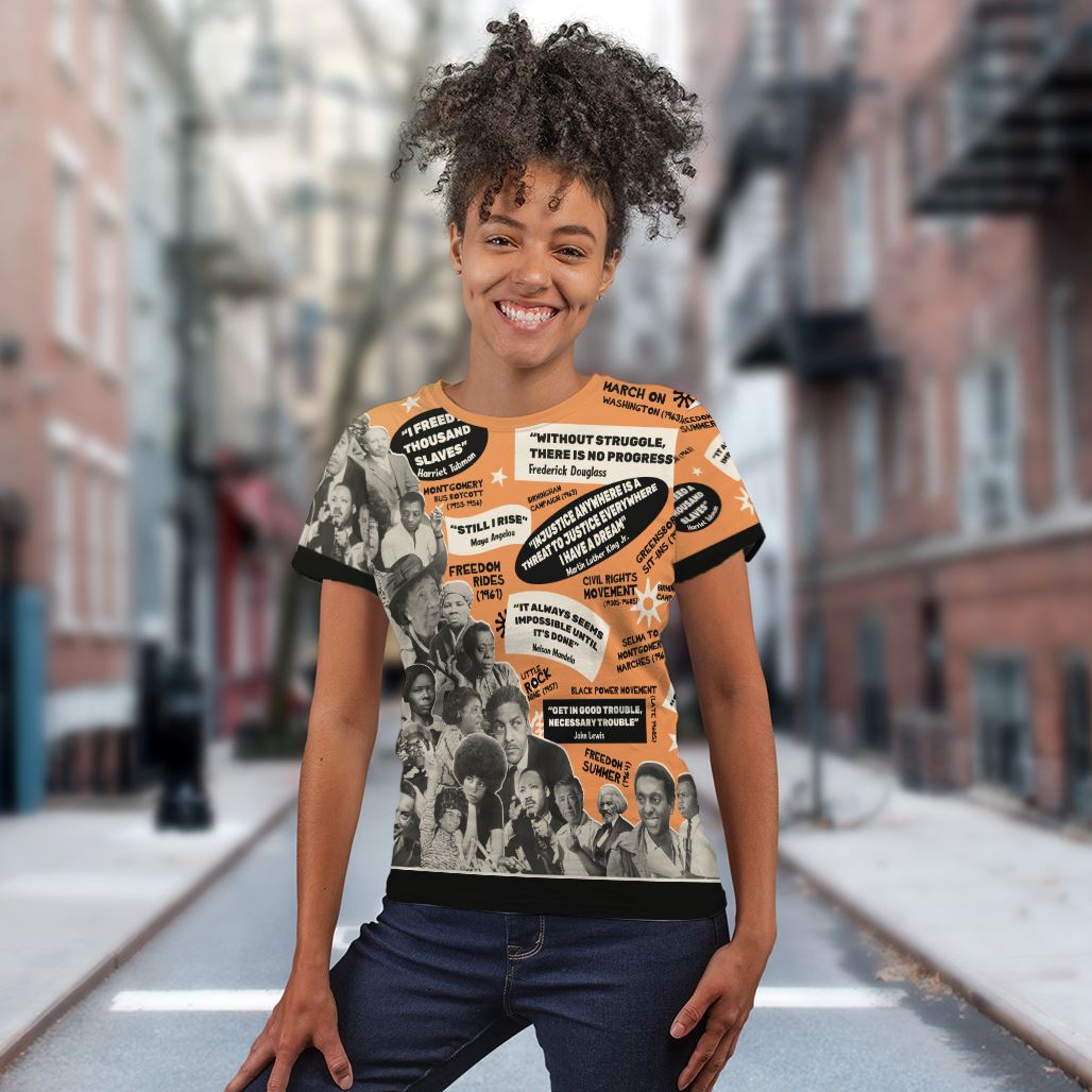 Freedom Threads Civil Rights Edition T-shirt AOP Tee Tianci 