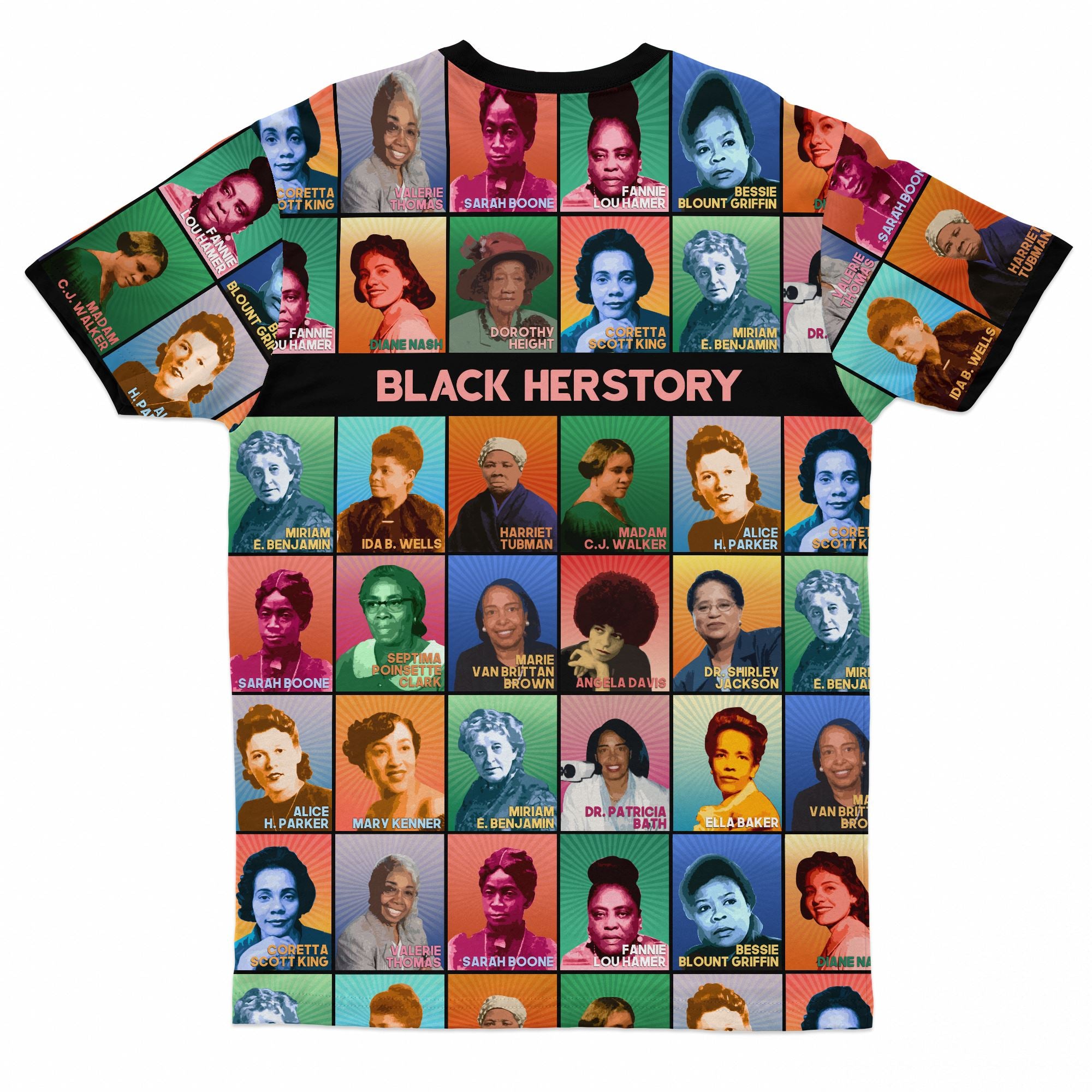 Black Herstory T-shirt AOP Tee Tianci 