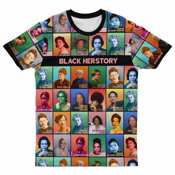Black Herstory T-shirt AOP Tee Tianci