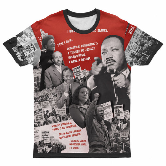 Portraits of Power T-shirt AOP Tee Tianci