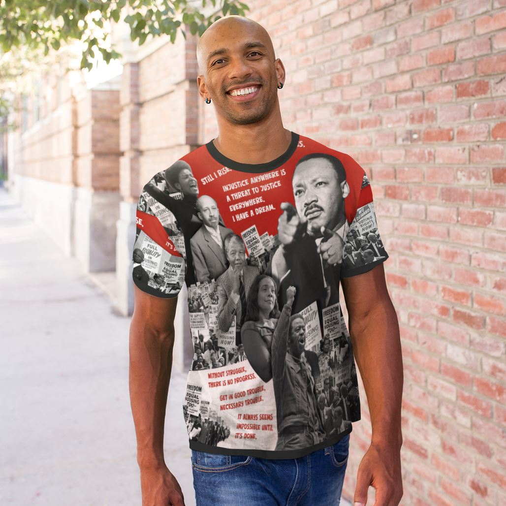 Portraits of Power T-shirt AOP Tee Tianci 