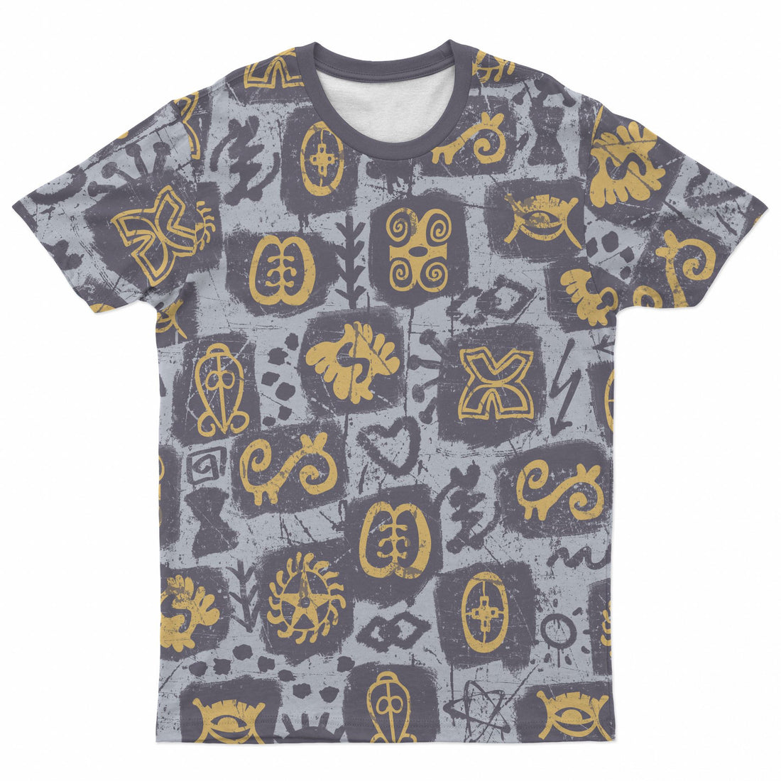 Greytone Adinkra T-shirt AOP Tee Tianci 