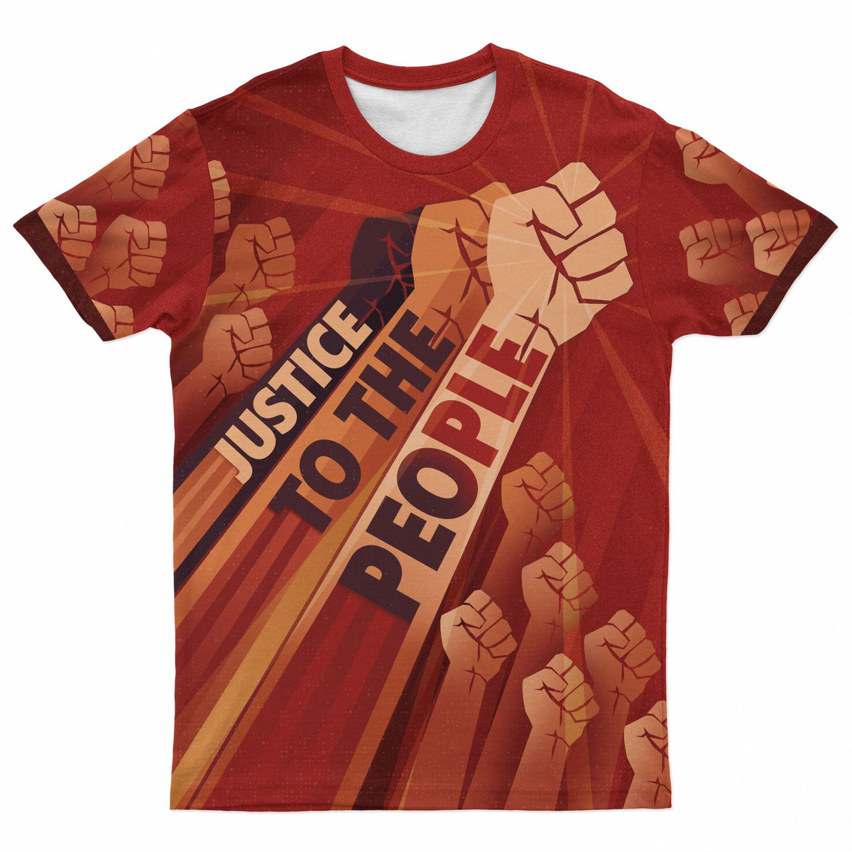 Justice To The People T-shirt AOP Tee Tianci 