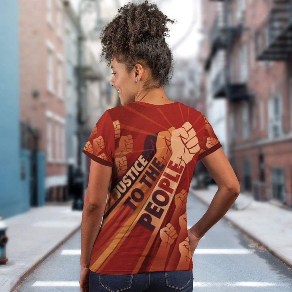 Justice To The People T-shirt AOP Tee Tianci 
