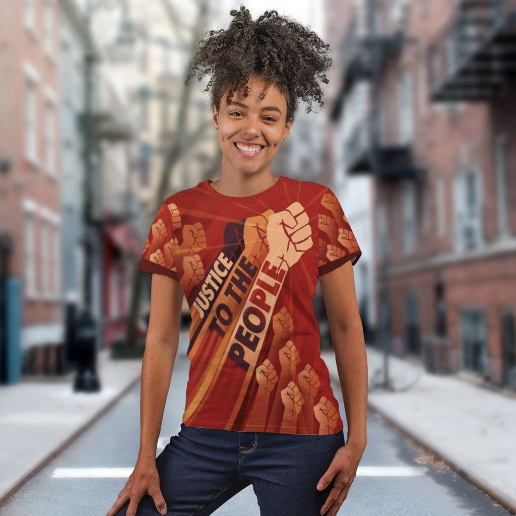 Justice To The People T-shirt AOP Tee Tianci 