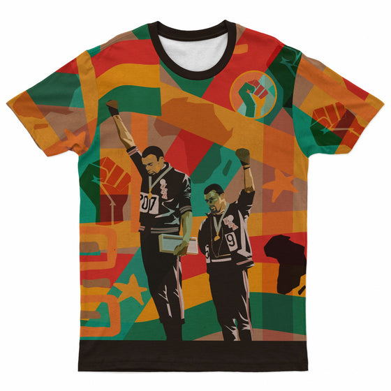 Fists of Freedom T-shirt AOP Tee Tianci 