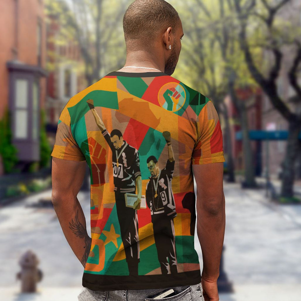 Fists of Freedom T-shirt AOP Tee Tianci 