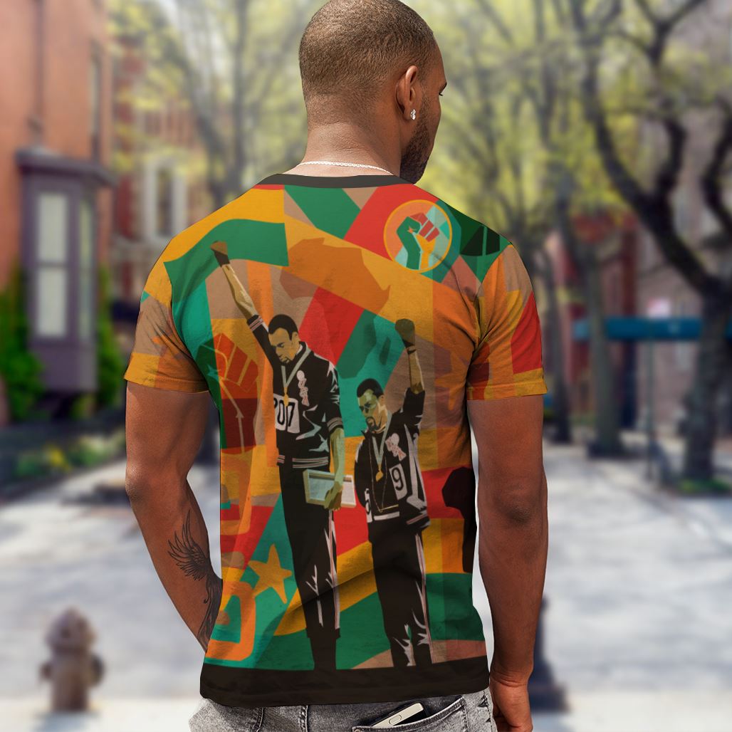 Fists of Freedom T-shirt AOP Tee Tianci 