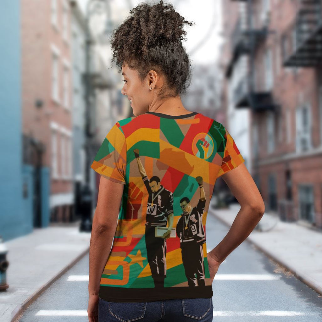 Fists of Freedom T-shirt AOP Tee Tianci 